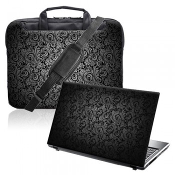 Torba na notebooka laptopa 15" - 15.6" + vinylowa okładka na lapropa